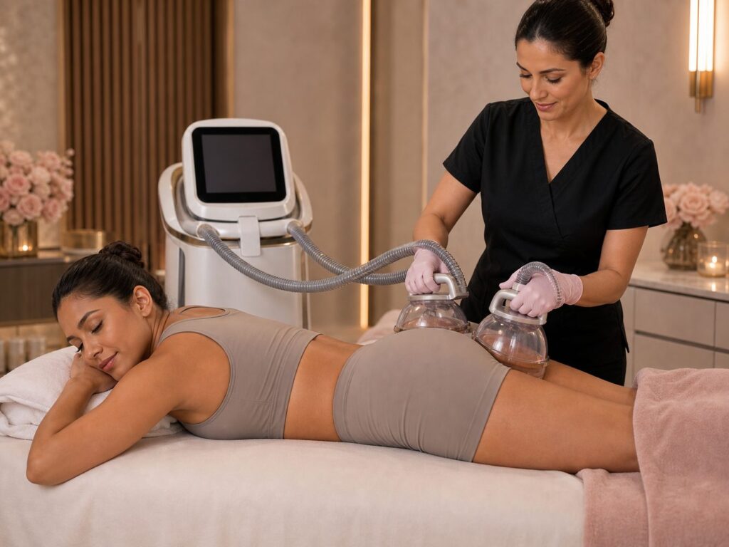 Non invasive buttock lift vacuum therapy cups near Dallas Rowlett